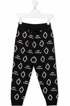 MARCELO BURLON Pantalones de chándal con estampado del logo
