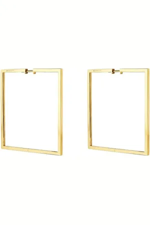 Cadar Pendientes de aro Foundation en oro amarillo de 18 ct