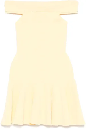 Retrofete Vestido corto de canalé