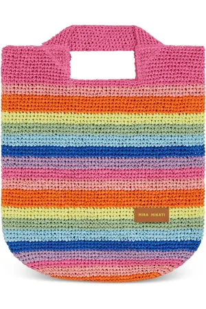 MIRA MIKATI Bolso shopper a rayas