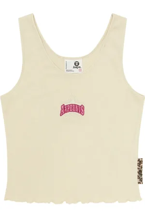 A Bathing Ape Top con parche del logo