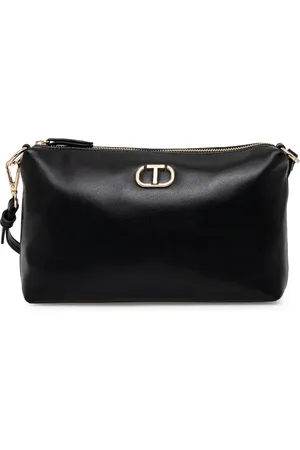 Twin-Set Bolso de hombro con placa del logo