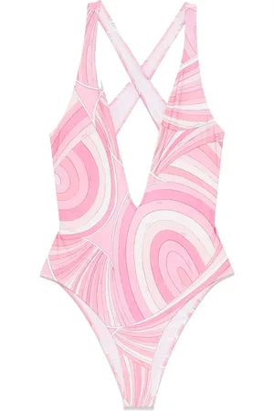 Puccini Marmo-print swimsuit