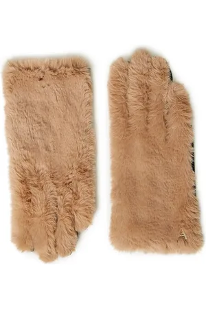 Twin-Set Guantes de pelo artificial