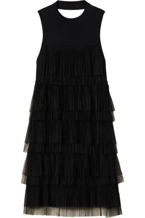 Twin-Set Vestido con volantes de tul