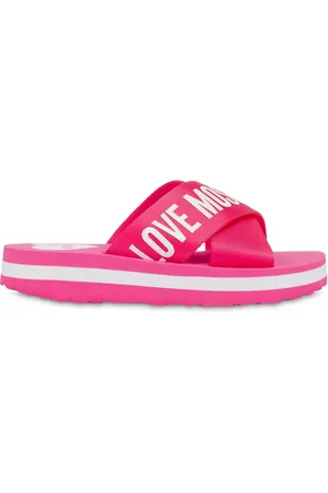 Moschino Sandalias con logo estampado
