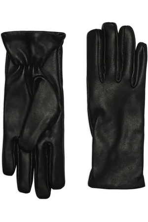 SELECTED Guantes de piel estilo pull-on