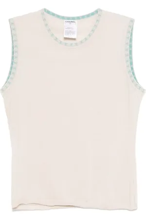 CHANEL Top sin mangas 2001