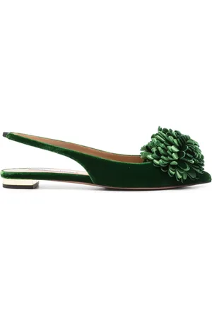Aquazzura Bailarinas Couturier con tira trasera