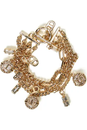 Twin-Set Pulsera con múltiples tiras y charms