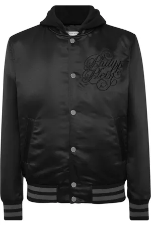 Philipp Plein Signature satin bomber jacket