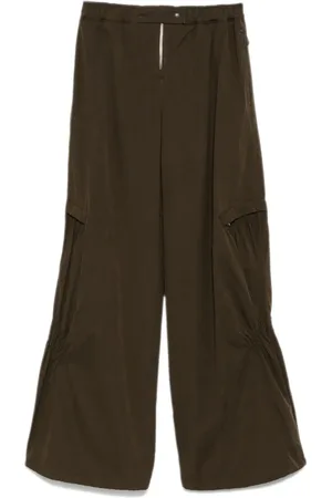 Low Classic Pantalones con diseño fruncido