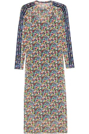 adidas Vestido midi de malla de x Liberty London