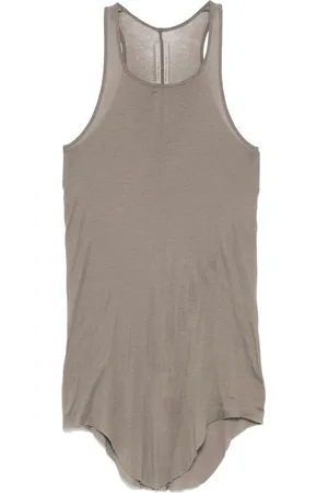 Rick Owens Top sin mangas de canalé