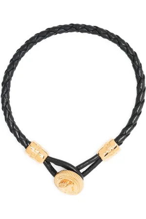 VERSACE Pulsera Medusa Biggie trenzada