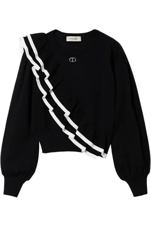 Twin-Set Jersey con doble volante