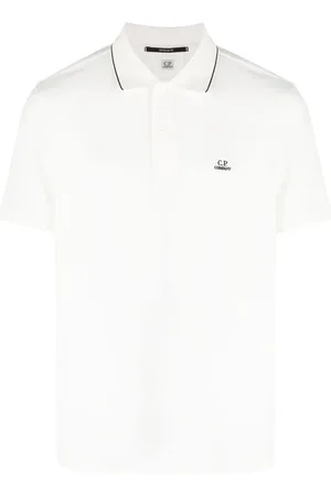 C.P. Company Polo con parche del logo en el pecho