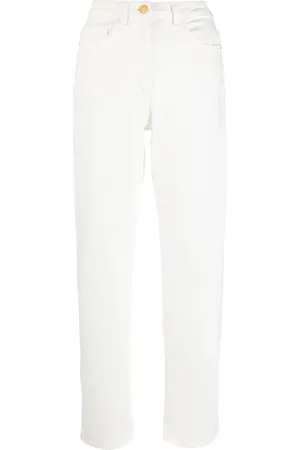 Elisabetta Franchi Pantalones rectos de talle alto