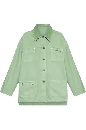 BLUMARINE Sobrecamisa con bolsillos de parche