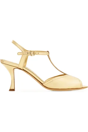 Salvatore Ferragamo Sandalias con tira en T y tacón de 70 mm