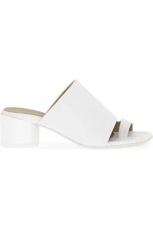Maison Margiela Sandalias Thong de piel con tacón de 50 mm