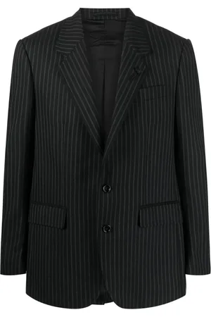LARDINI Blazer a rayas diplomáticas con botones