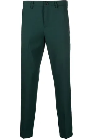 DEPARTMENT 5 Pantalones de vestir con parche del logo