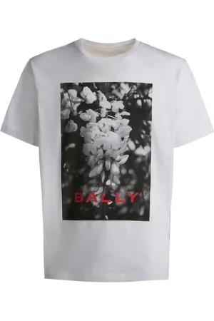 Bally Camiseta con logo y estampado floral