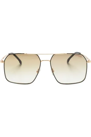 Carrera Gafas de sol pulidas con montura estilo piloto