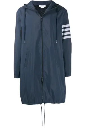 Thom Browne Parka con capucha y motivo 4-Bar