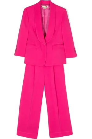 Stella McCartney Traje con botones y solapa de esmoquin