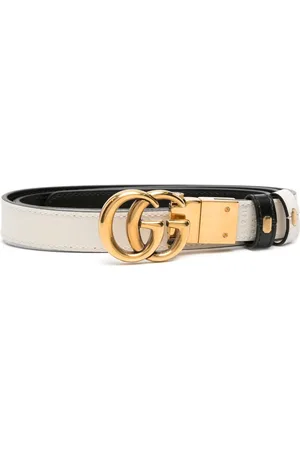 Gucci Cinturón fino GG Marmont reversible