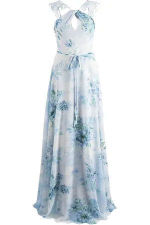 Marchesa Notte Vestido con estampado floral