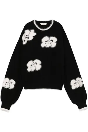 Twin-Set Jersey con bordado floral
