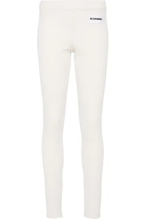 Jil Sander Leggins con aplique del logo