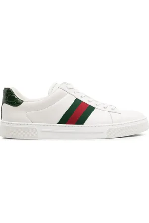 Gucci Zapatillas Ace con tribanda Web