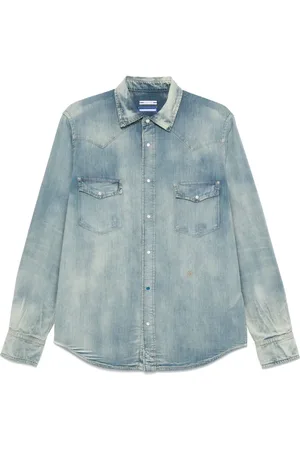 Jacob Cohen Camisa vaquera estilo western