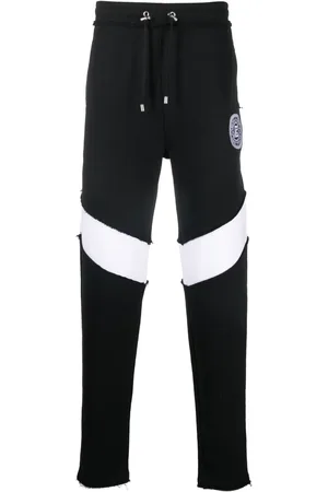 Balmain Pantalones joggers con parche del monograma