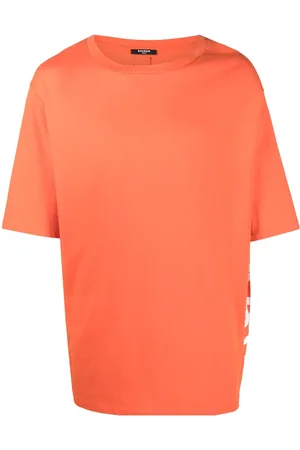 Balmain Camiseta oversize con logo lateral