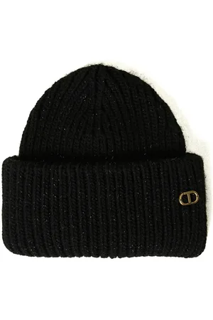 Twin-Set Gorro Oval T de canalé