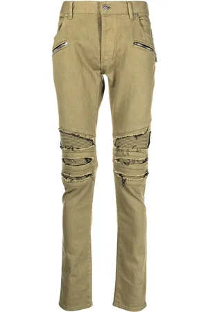 Balmain Vaqueros skinny con varios bolsillos