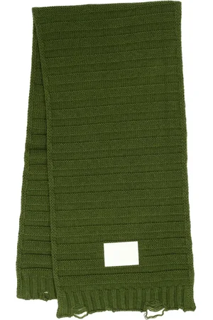 Maison Margiela Bufanda con logo estampado