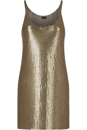 Paco rabanne Chainmail-embellished mini dress