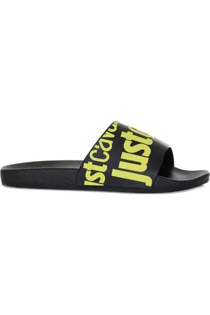 Roberto Cavalli Logo-print slides