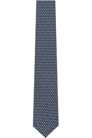 Ermenegildo Zegna Corbata de seda con motivo en jacquard