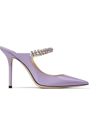 Jimmy Choo Mules Bing con cristales y tacón de 100 mm