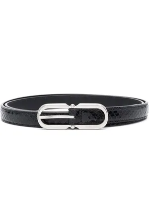 Saint Laurent Cinturón con hebilla oval