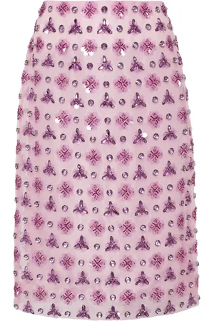 Des Phemmes Falda de tubo con lentejuelas