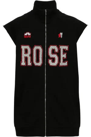 MARTINE ROSE Chaleco con logo bordado
