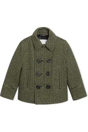 Burberry Abrigo con motivo de cuadros